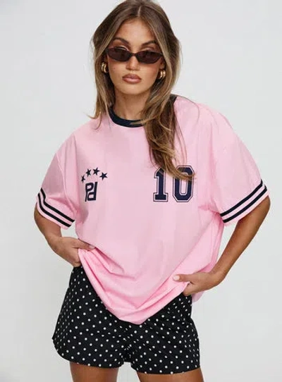 Princess Polly Cornwall Football Jersey In Pink
