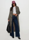 Princess Polly Cosmo Please Coat In Leopard