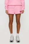 Princess Polly Cotton Blend Drawstring Sweat Shorts In Pink