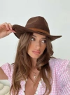 Princess Polly Country Girl Cowboy Hat In Brown