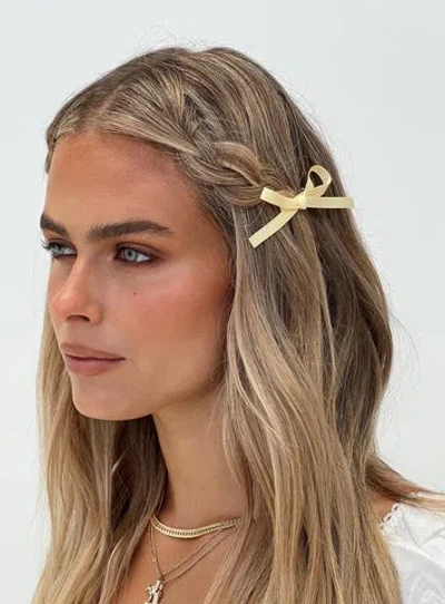 Princess Polly Crave You Hair Bow Pack In Gold