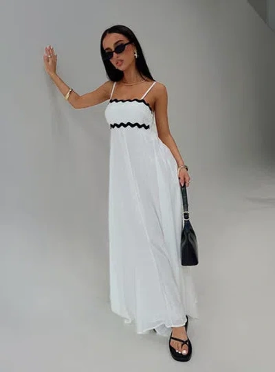 Princess Polly Croxetti Maxi Dress In White