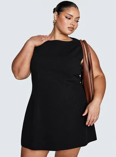 Princess Polly Curve Anse Mini Dress In Black