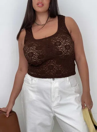 Princess Polly Curve Bennington Lace Top