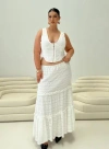 PRINCESS POLLY CURVE BUTTACUPE LACE MAXI SKIRT