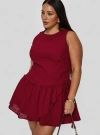 Princess Polly Curve Cosie Mini Dress In Red