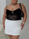 Princess Polly Curve Kerr Lace Top In Black