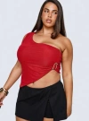 Princess Polly Curve Machiatto One Shoulder Top
