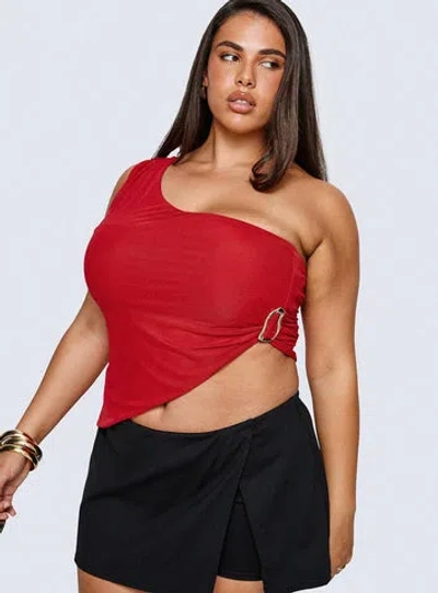 Princess Polly Curve Machiatto One Shoulder Top