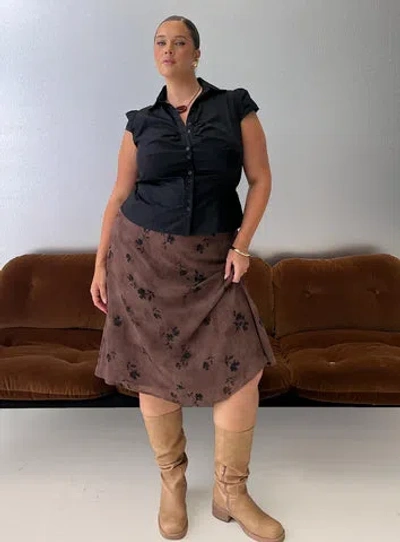 Princess Polly Curve Moses Midi Skirt In Multi