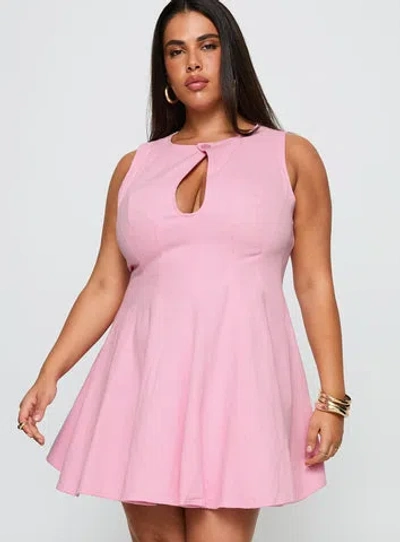 Princess Polly Curve Precedence Keyhole Mini Dress