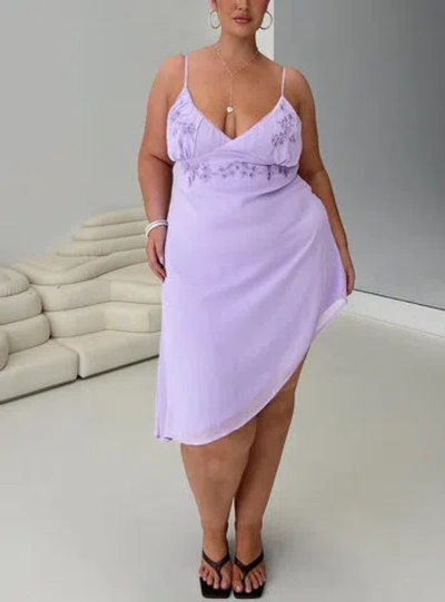 Princess Polly Curve Secret Gardens Asymmetrical Midi Dress