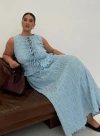 Princess Polly Curve Songbird Shirred Maxi Dress