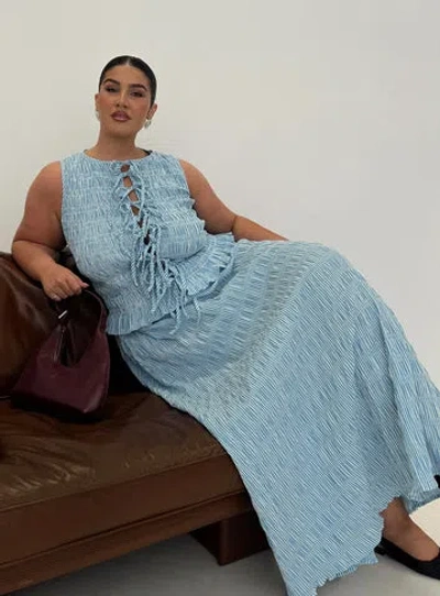 Princess Polly Curve Songbird Shirred Maxi Dress