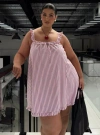 Princess Polly Curve Zalina Babydoll Mini Dress
