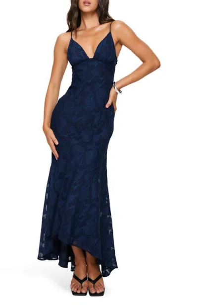 Princess Polly Cyrene Maxi Dress In Navy