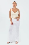 Princess Polly Dalma Twist Ivory Tank In Off White