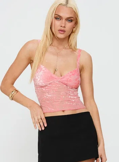 Princess Polly Dalma Twist Top In Pink