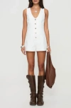 Princess Polly Damico Sleeveless Romper In White