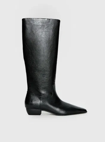 Princess Polly Dance For You Knee High Boots In Black