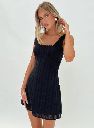 Princess Polly Dasha Mini Dress In Black