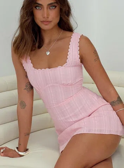 Princess Polly Dasha Mini Dress In Pink