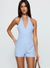 Princess Polly Del Rio Halter Playsuit