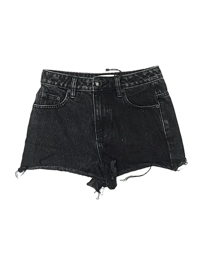 Pre-owned Princess Polly Denim Shorts In Black