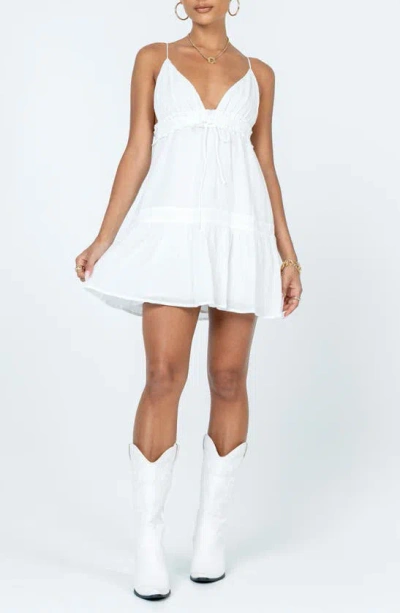 Princess Polly Dionne Mini Dress In White