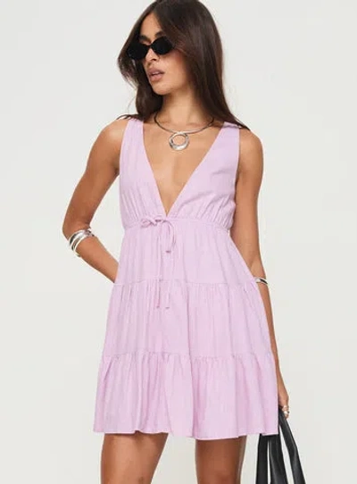 Princess Polly Dipsie Mini Dress In Lilac