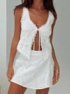 Princess Polly Dorothea Broderie Set In White