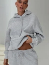 Princess Polly Dream Fleece Dream Fleece Classic Hoodie In Grey Marle
