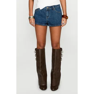 Princess Polly Dreamful Denim Shorts In Blue