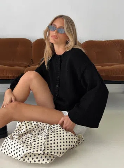 Princess Polly Edern Cardigan In Black