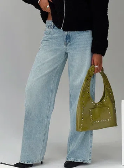 Princess Polly Edge Of Town Jeans In Blue