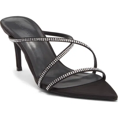 Princess Polly Effy Crystal Strappy Mule In Black