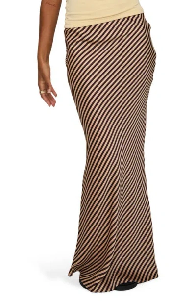 Princess Polly Eliena Stripe Maxi Skirt In Multi