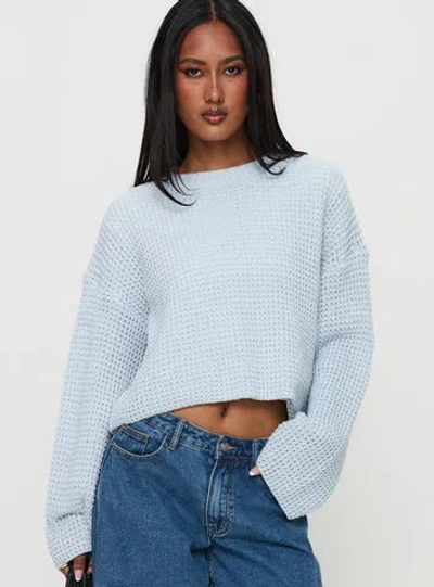 Princess Polly Elinda Knit Sweater In Blue