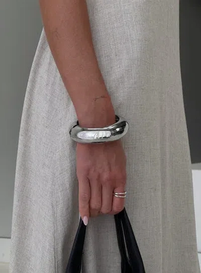 Princess Polly Eliya Chunky Bracelet In Silver
