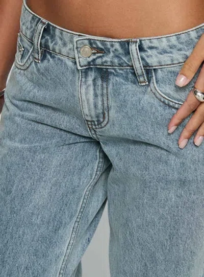 Princess Polly Ellanor Low Rise Slouch Denim Jean