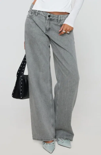 Princess Polly Ellanor Slouchy Low Rise Wide Leg Jeans