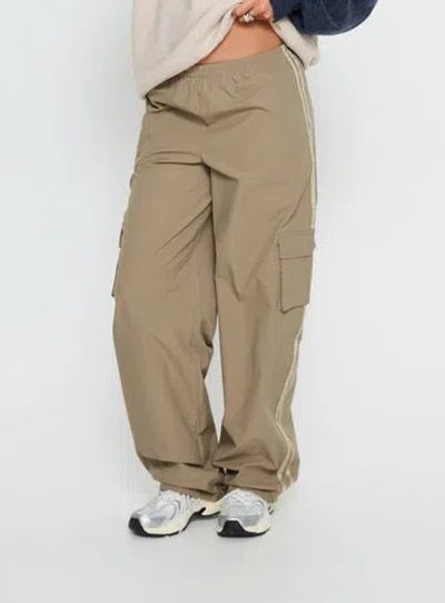 Princess Polly Ellyn Baggy Cargo Pants In Brown