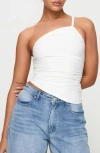 Princess Polly Elowyn Asymetric One-shoulder Top In White