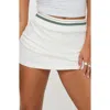 Princess Polly Emberia Recycled Cotton Miniskort In White