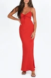 Princess Polly Emily Maxi Dress In Red