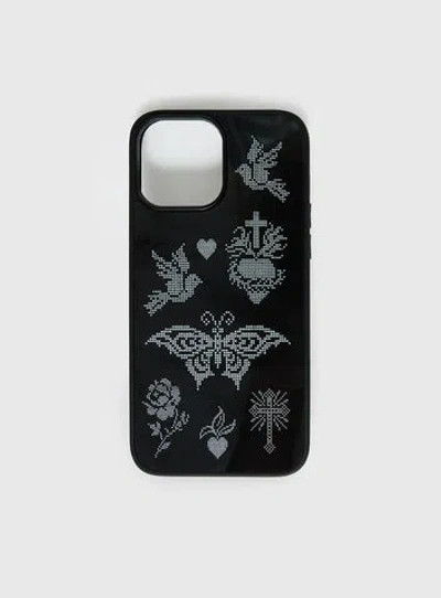 Princess Polly Enhancement Iphone Case In Black