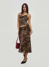 Princess Polly Enigmatic Maxi Skirt In Leopard