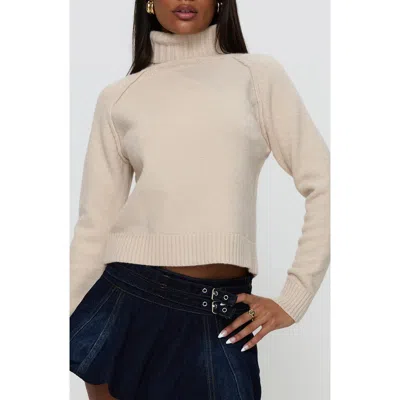 Princess Polly Enrica Funnel Neck Sweater In White