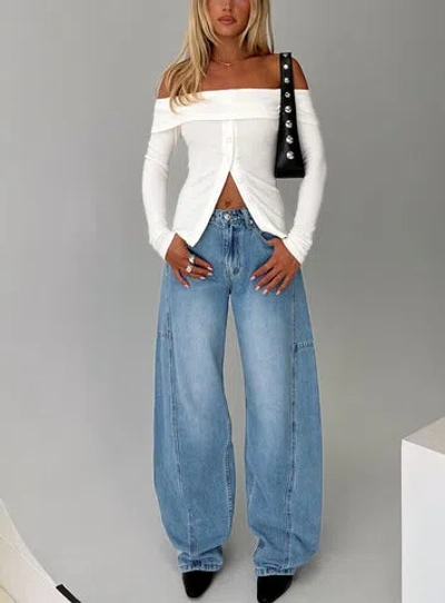 Princess Polly Esperance Barrel Leg Jeans