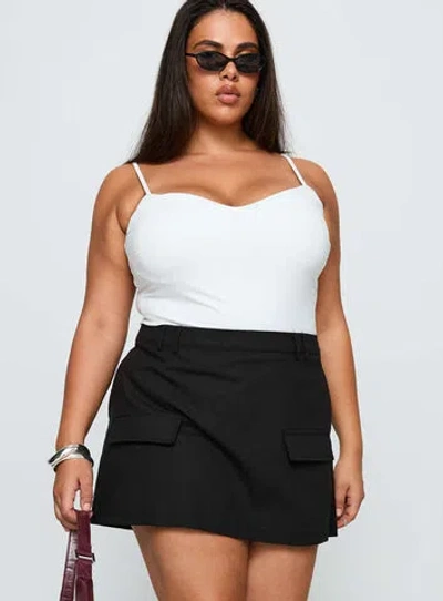 Princess Polly Essentially Skort In Black